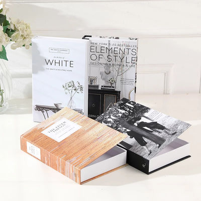 Magnetic Paperboard Durable Book Cardboard Boxes For Decoration